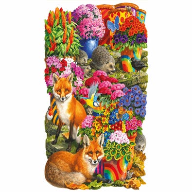 Foxes in the Garden