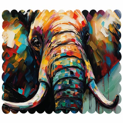 Impressionist Elephant