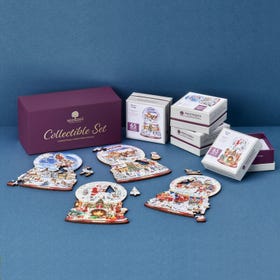 Festive Snow Globes - Collectible Gift Set