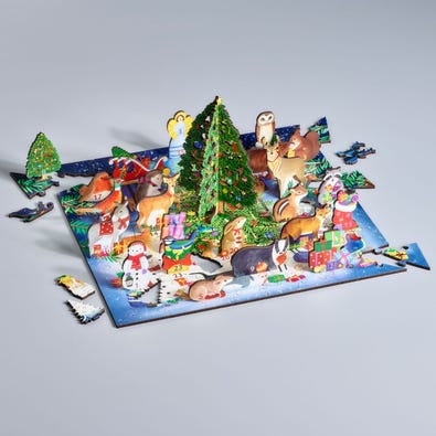 Winter Woodland - Advent Calendar with 25 Stand Up Pieces