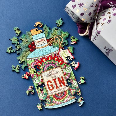 Gin-gle All The Way - Large Cracker - Vine Cut