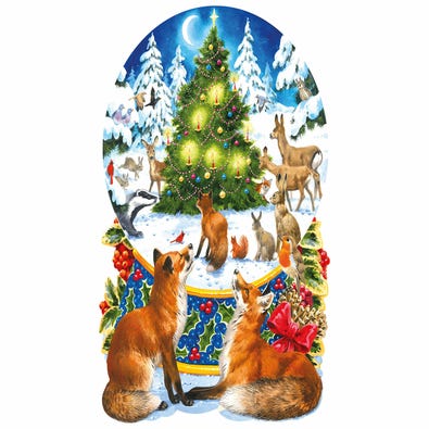 Magical Forest Snow Globe