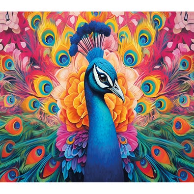 Peacock Mural