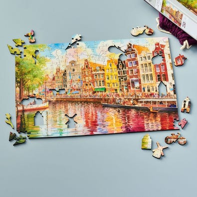 Watercolour Canal, Amsterdam