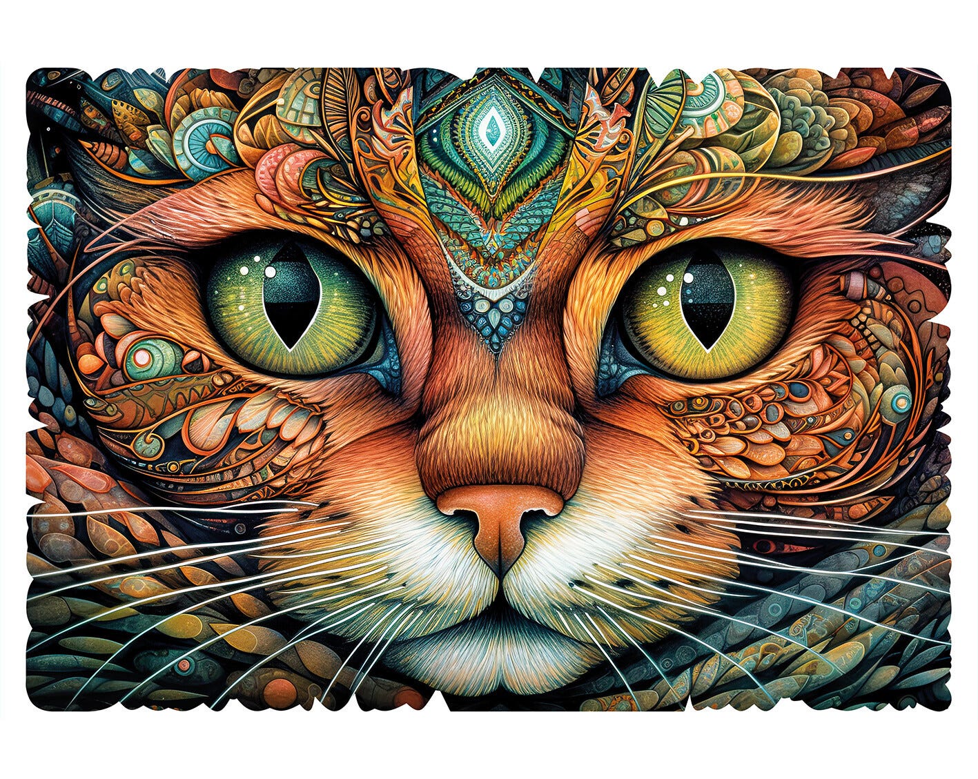 Cat shaped jigsaw puzzle cheap