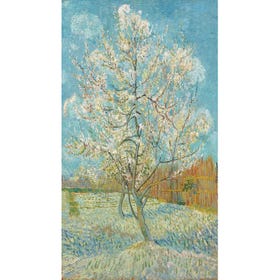 The Pink Peach Tree - Free Form Puzzle Cut