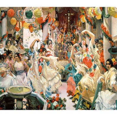 Celebration in Seville