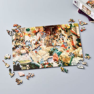 Celebration in Seville - Free Form Puzzle Cut