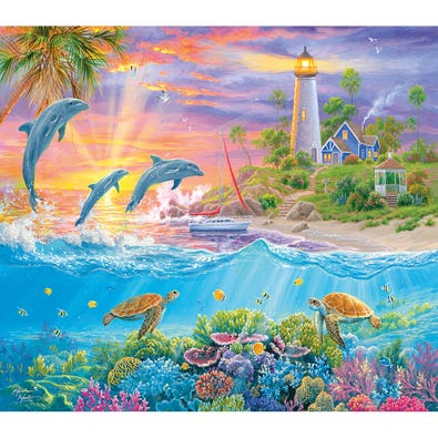 Catching Rays - Picture Puzzle Cut