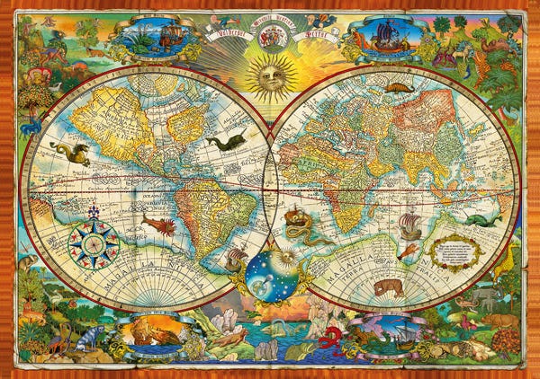 Creatures Of The Earth Map