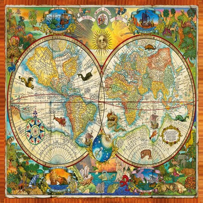 Creatures Of The Earth Map