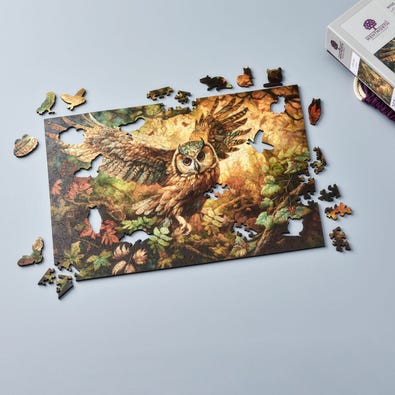 Wise One - Free Form Puzzle Cut
