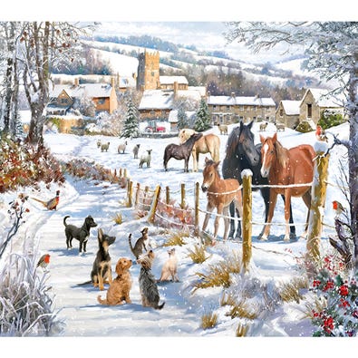 Snowy Lane