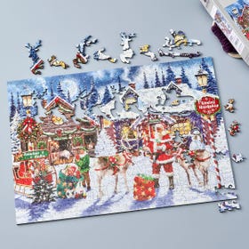 Santa's Workshop - Picture Puzzle Cut