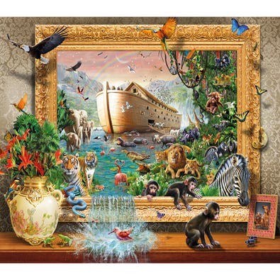 Noah's Ark Framed