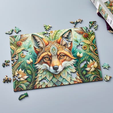 Fantastical Fox - Free Form Puzzle Cut