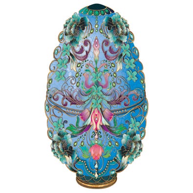 Decorated Egg Twist Top Box