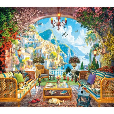 Mediterranean Terrace View