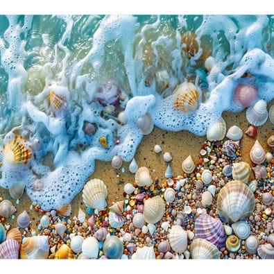 Waves Against the Shore