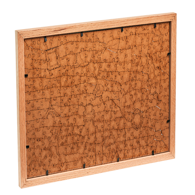 Double Sided Wooden Jigsaw Puzzle Frame - OAK