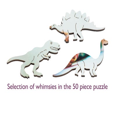 Dinosaur Whimsies - Children's Personalised Puzzle