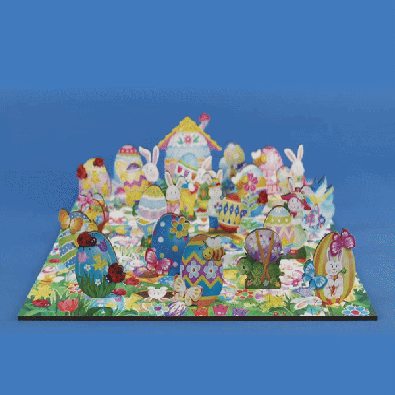 Easter Egg 'Hunt & Find' - with 20 Stand-Up Pieces