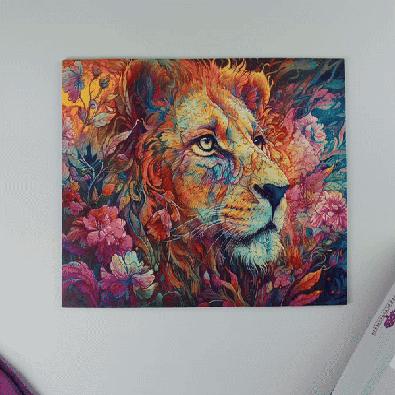Fierce Florals - Free Form Puzzle Cut
