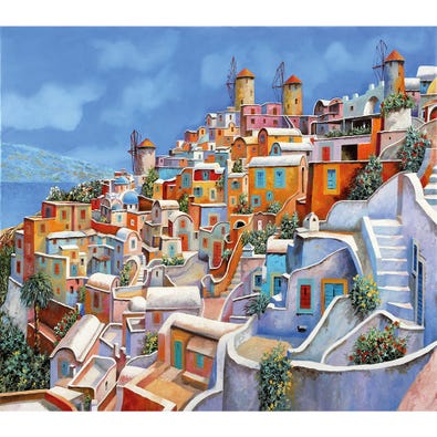 All the Colours of Santorini - Guido Borelli
