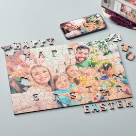 Happy Easter Landscape - Personalised Puzzle