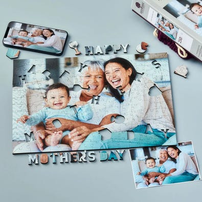 Happy Mother's Day Wooden Jigsaw Puzzle