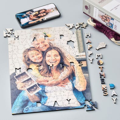 Happy Mother's Day Portrait - Personalised Puzzle