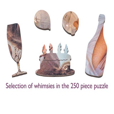 Happy 80th Birthday Landscape - Personalised Puzzle