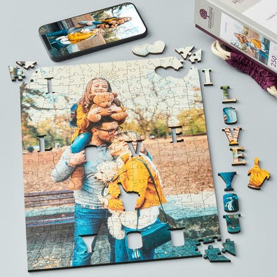 I Love You Portrait - Personalised Puzzle