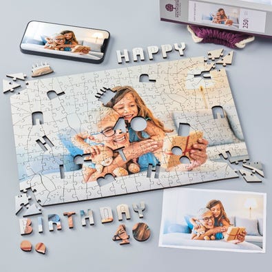 Happy 40th Birthday Landscape - Personalised Puzzle