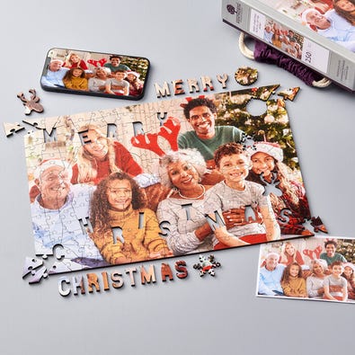 Merry Christmas Landscape - Personalised Puzzle