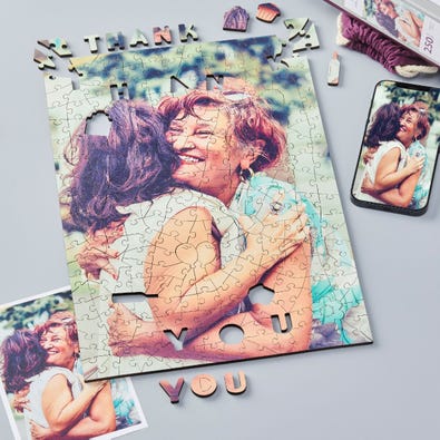 Thank You Portrait - Personalised Puzzle