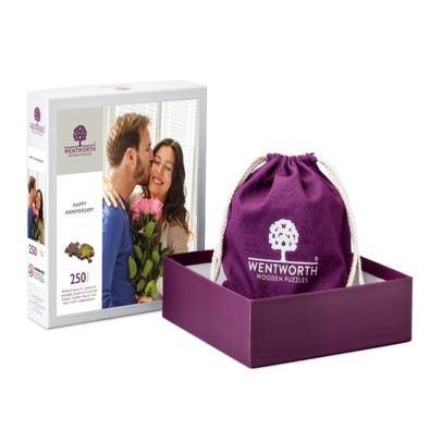 Happy Anniversary Portrait - Personalised Puzzle