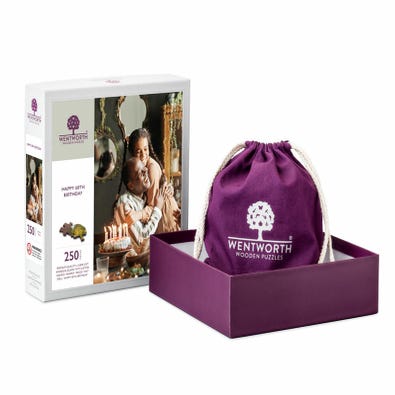 Happy 60th Birthday Portrait - Personalised Puzzle