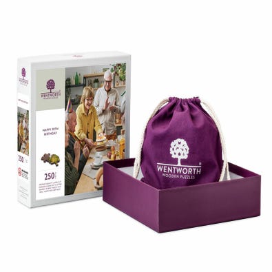 Happy 90th Birthday Portrait - Personalised Puzzle