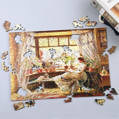 Reading by the Window, Hastings - Free Form Puzzle Cut