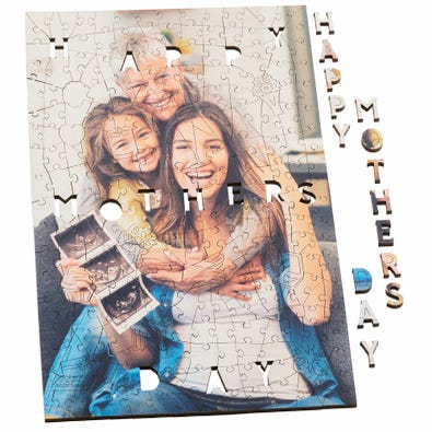 Happy Mother's Day Portrait - Personalised Puzzle