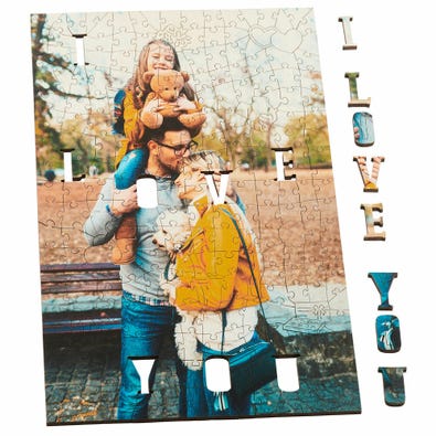 I Love You Portrait - Personalised Puzzle