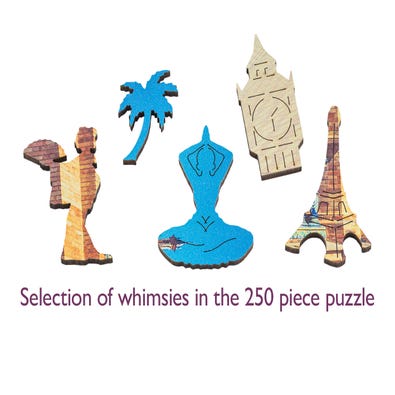 Travel the World Whimsies - Personalised Puzzle
