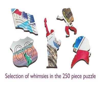 Travel the USA Whimsies - Personalised Puzzle