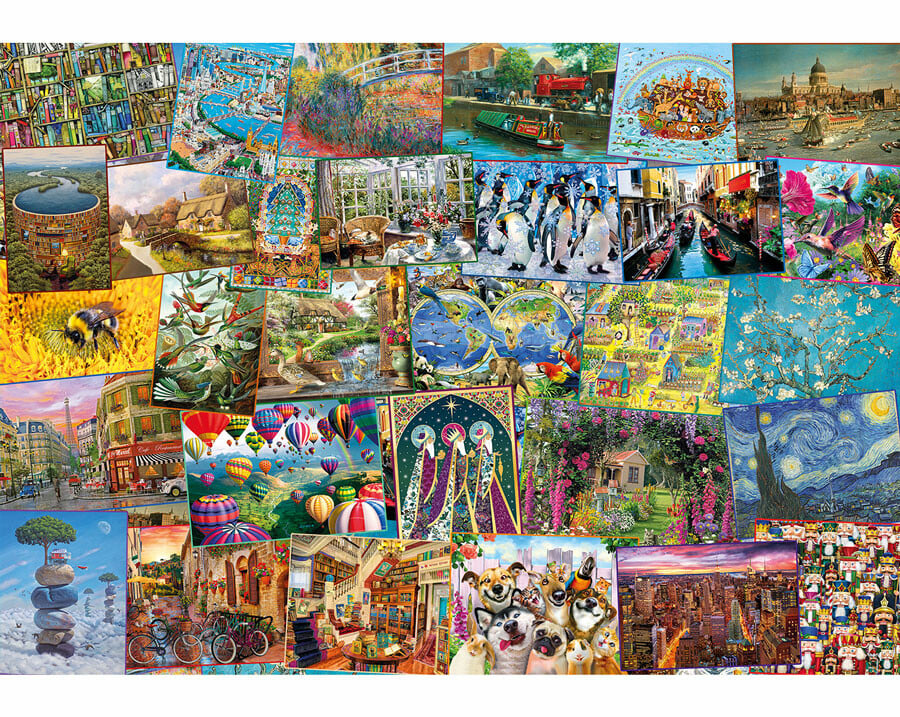 Puzzles for Adults 5000 Preschool Educational and Fun Themes 5000 Piece Large Pieces Jigsaw Puzzle for Adults Art Paintings
