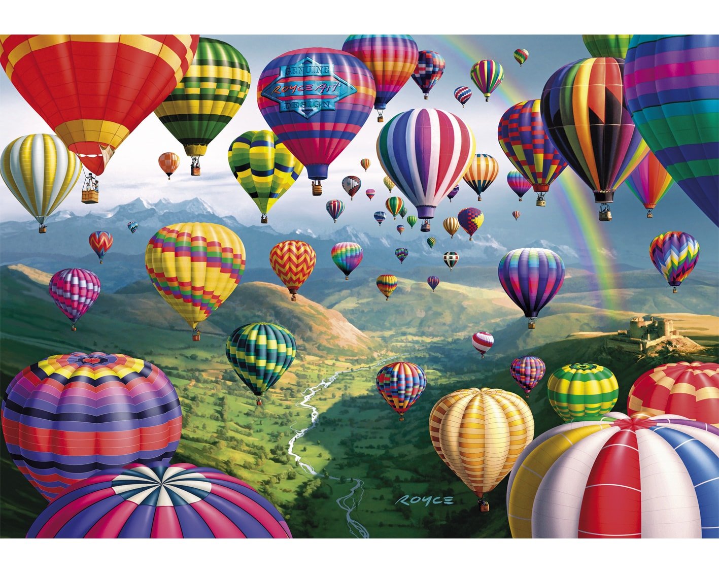 SKY ROADS 250 Pieces WENTWORTH WOODEN JIGSAW PUZZLE 