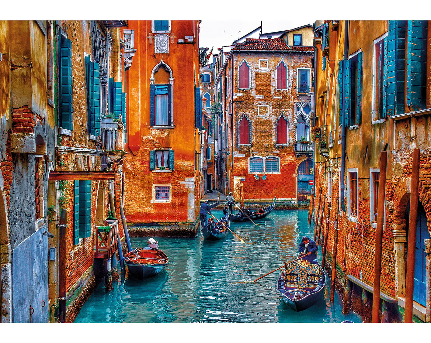 1000 PIECE Venice Water City SCENE COLOURFUL JIGSAW PUZZLE TRADITIONAL QUALITY 