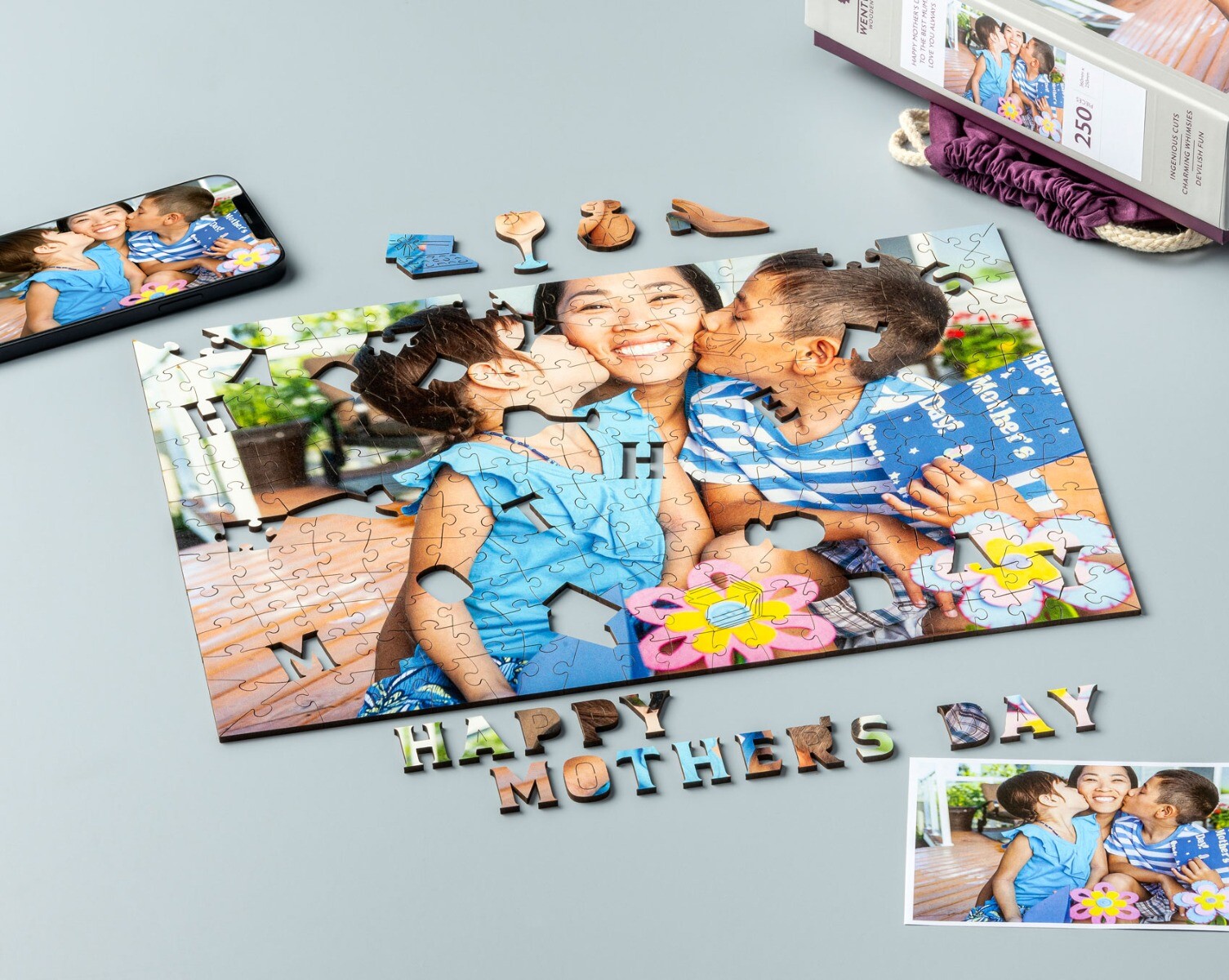 Personalized Jigsaw Mothers Day Gift 